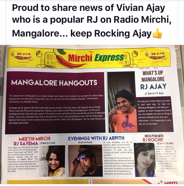 Congratulation Ajay…. Making Vivian’s Proud